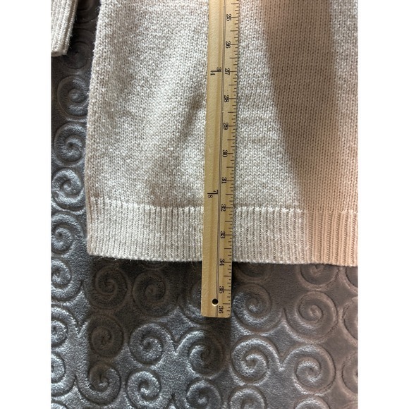 BB Dakota Steve Madden Cream Cable Knit Sweater Dress Women's Size M - Picture 3 of 7